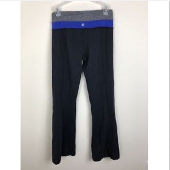 [Lululemon] Size 4 Groove Pant Black Purple - Picture 1 of 6